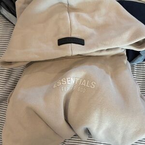 Fear of God Essentials Hoodie “Silver Cloud”